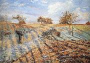 Camille Pissarro Hoar frost oil painting on canvas